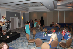 Fri - Beach party - Conga line 1