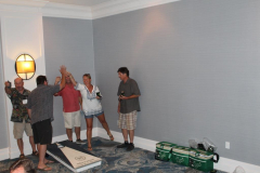 Fri - Beach party - Corn hole game 3