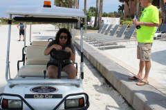 Thur beach games - Adrian Long joy ride