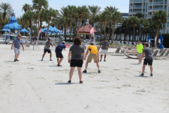 Thur beach games - football 4th down