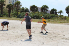 Thur beach games - football Robert - Zeke - McGraw